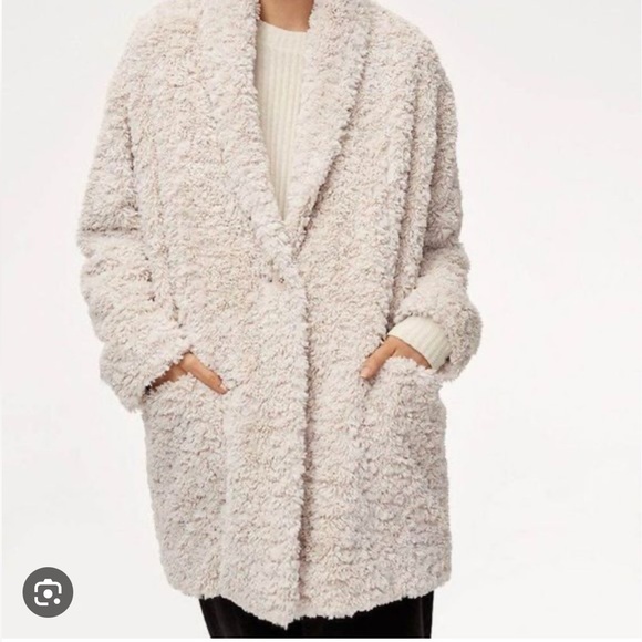 Wilfred Jackets & Blazers - Wilfred Cream Textured Coat